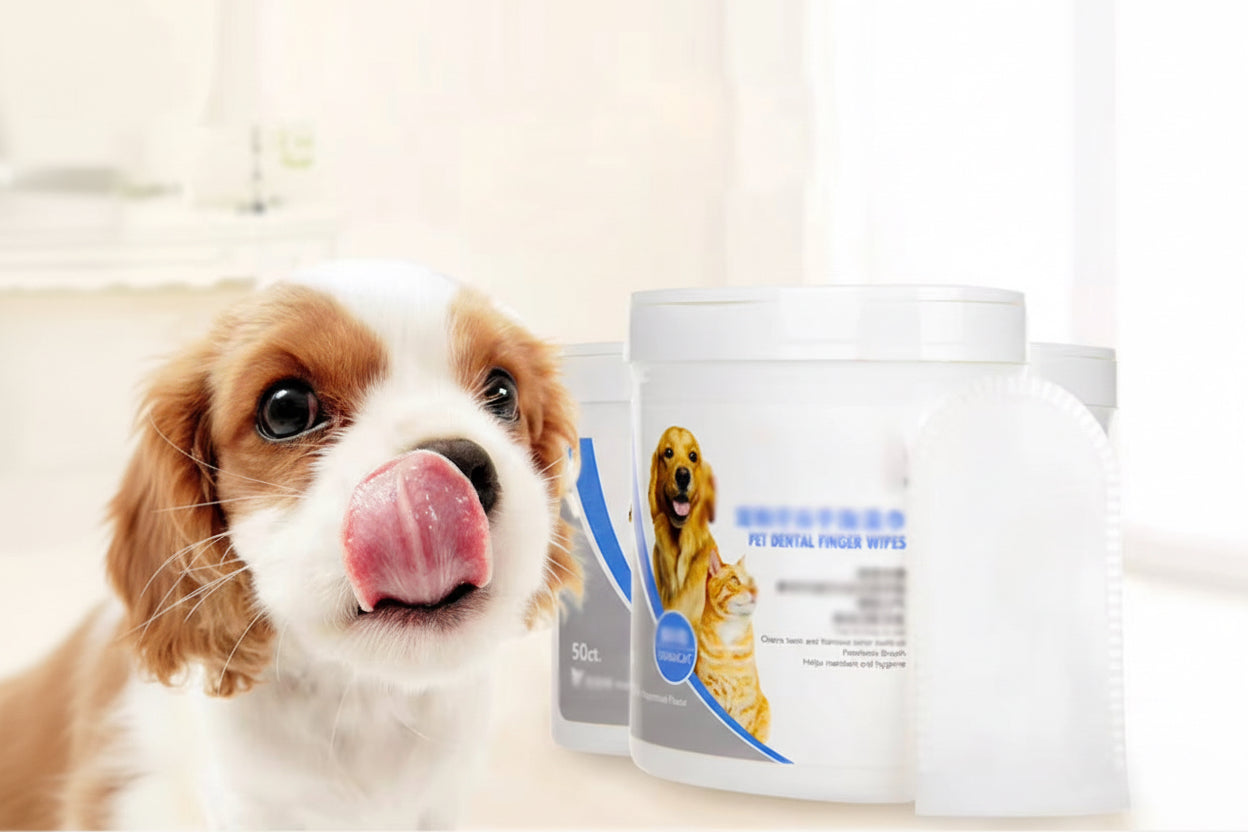 Finger Wipes Pet Cleaning Teeth Wipes Cat Dog Oral Calculus Teeth Cleaning Tartar Removing Finger Wipes Dog Brushcat Cleaning Su
