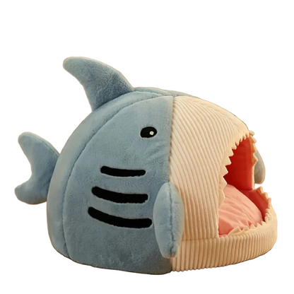 Luxe Pluche Haaien Hondenmand – Extra Zacht & Uniek Design